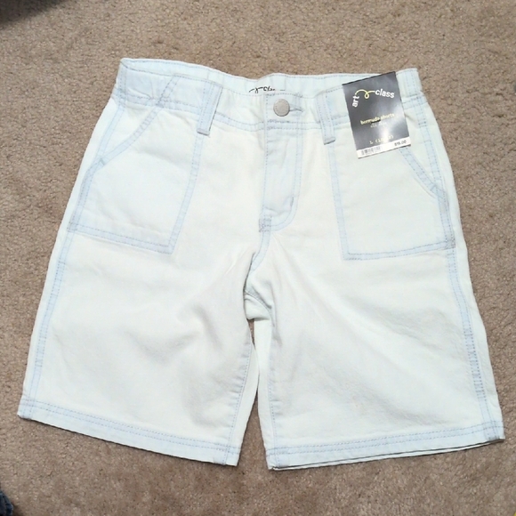 art class Other - Girl's Mid Rise Super Light Wash Jean Bermuda Shorts